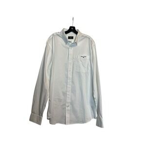 Kimes Ranch KR Team Dress Shirt XL White Long Sleeve Western Cowboy